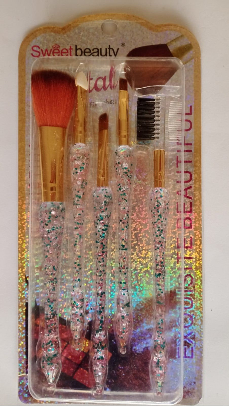 sweet beauty crystal brush set