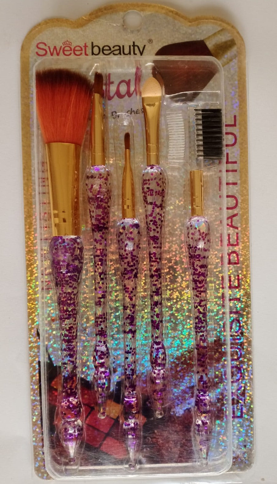 sweet beauty crystal brush set